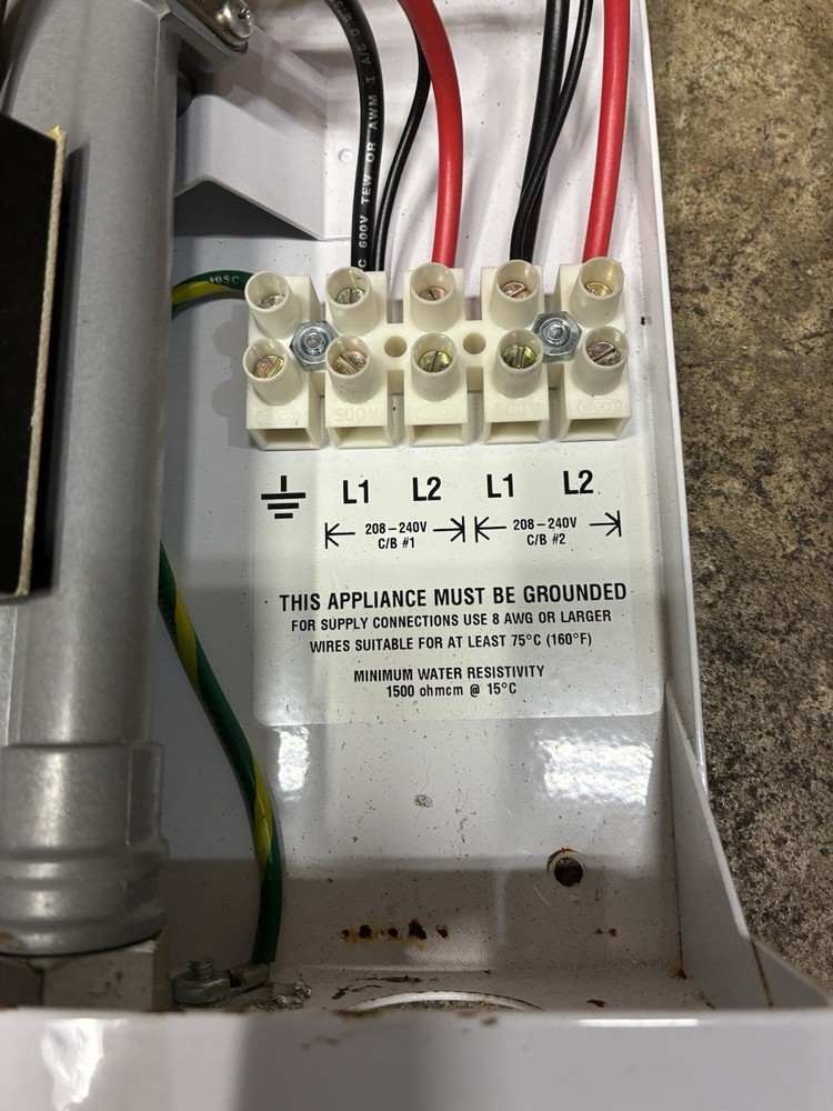 EEMAX EX190T Electric Tankless Water Heater 19kW - 240VAC - 150PSI MAX - Parts