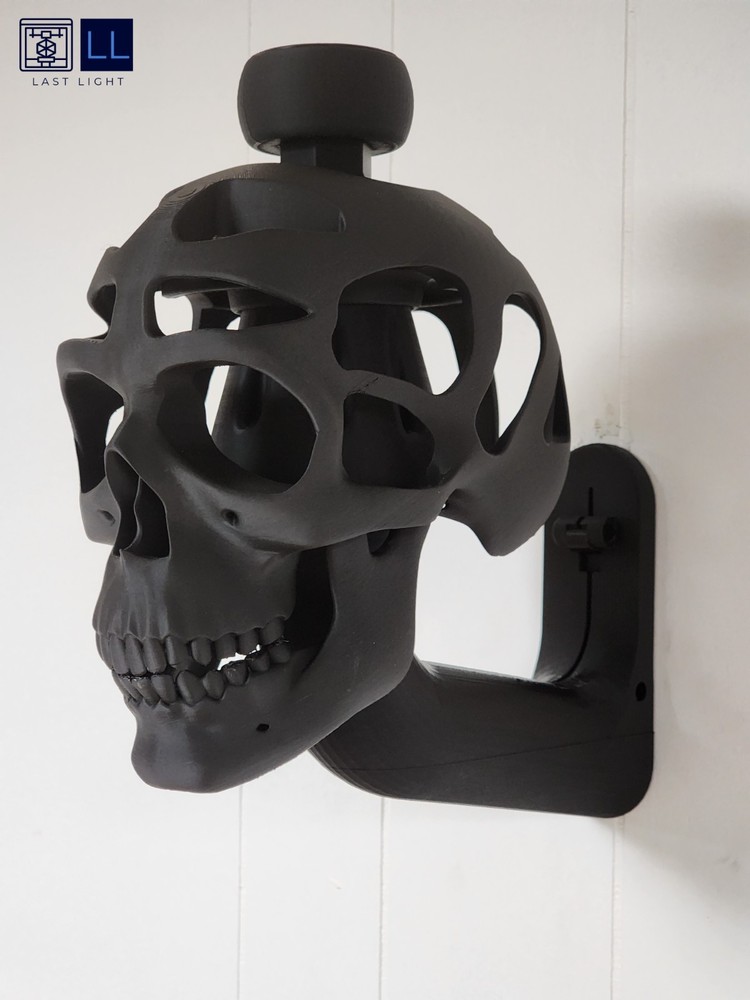 Skull + Helmet Display Package - Unlit Version
