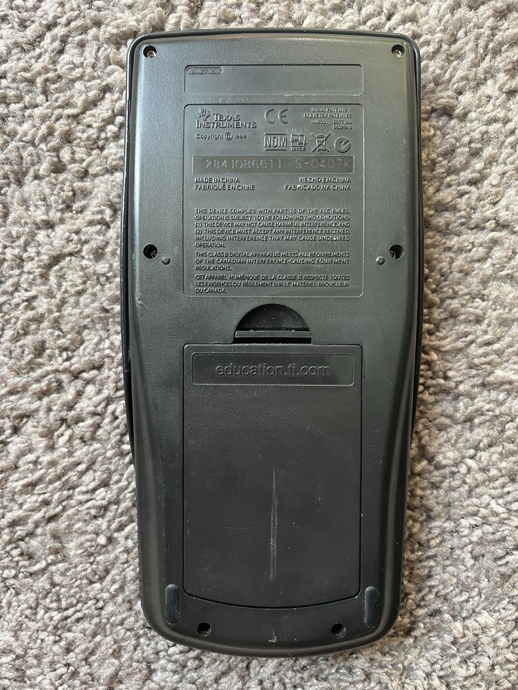 Texas Instruments TI-83 Plus Graphing Calculator Black - Tested