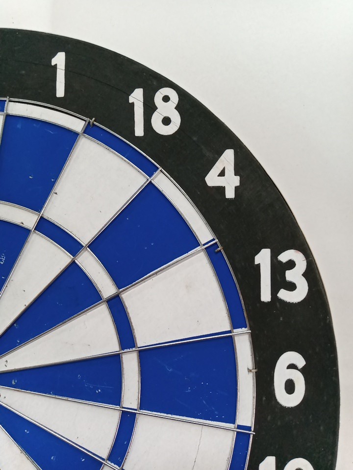 PS Logo Pre-owned Double Sided Dartboard Standard & Target