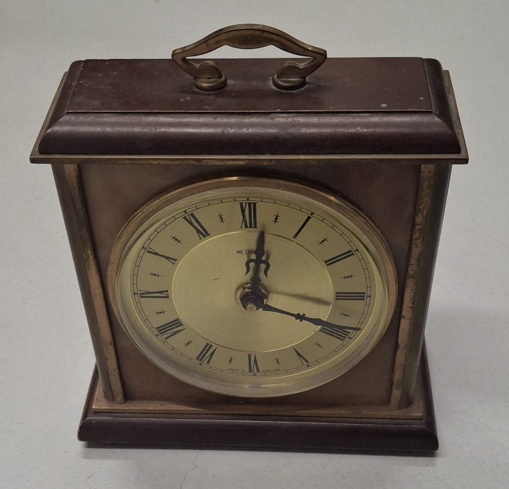 vintage metamec 8 day mantel clock