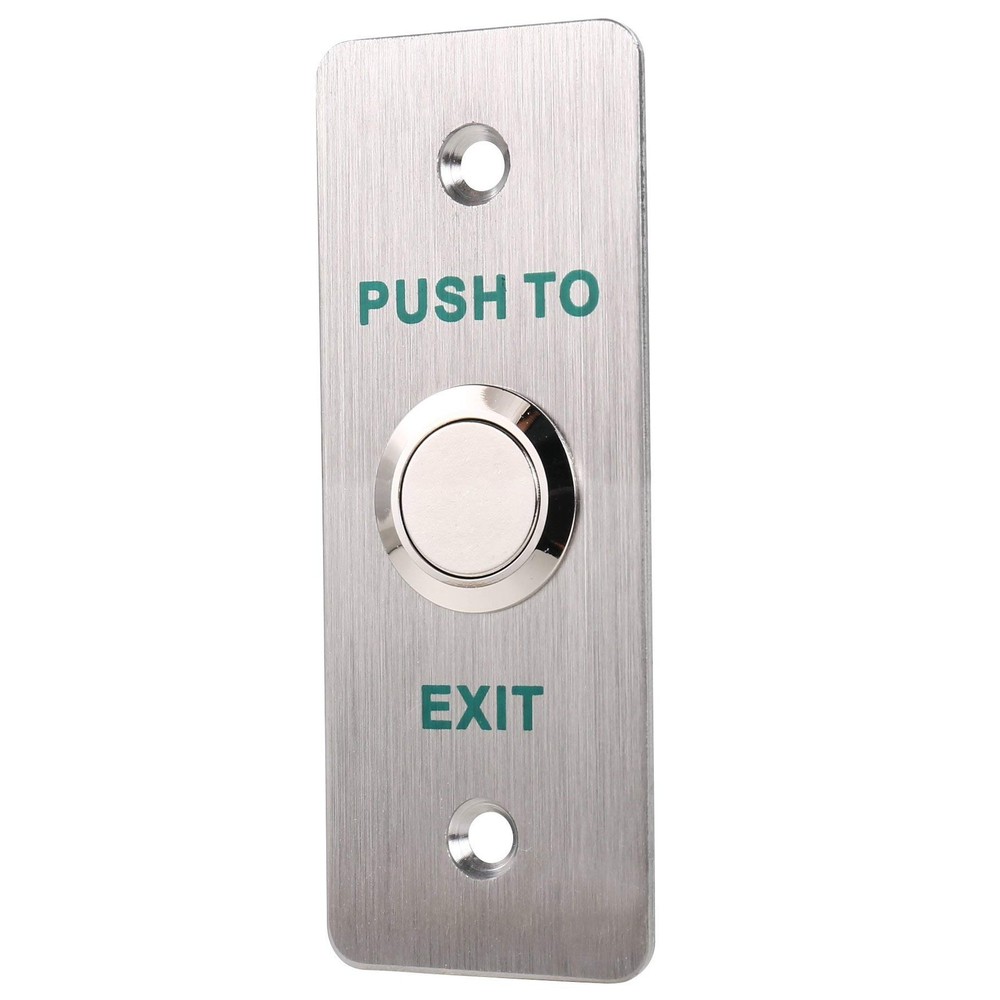 UHPPOTE Momentary Push to Exit Button Switch NO/COM Output Stainless Steel...