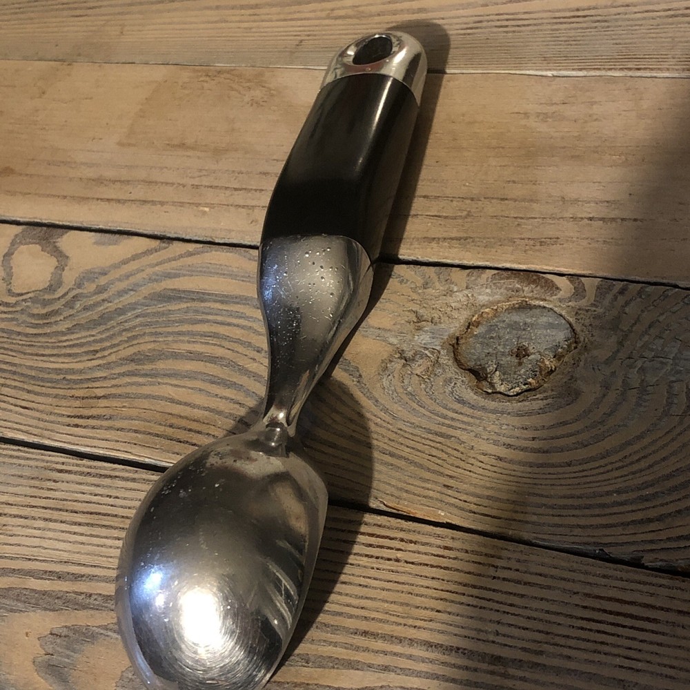 KitchenAid Smooth Glide Ice Cream Scoop Black Stainless Specially Designed