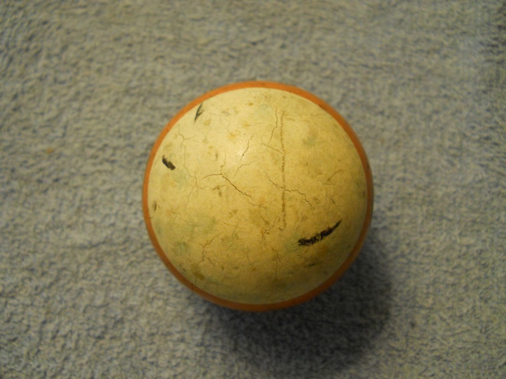 Vintage Clay Billiard Ball- #13