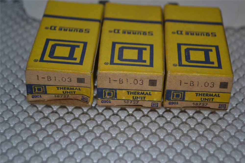 ONE NEW SQUARE D THERMAL OVERLOAD RELAY HEATER ELEMENT UNIT B1.03