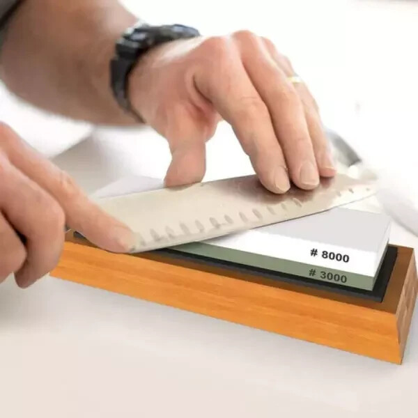 3000/8000 Grit Whetstone Combo: Knife Sharpening Stone
