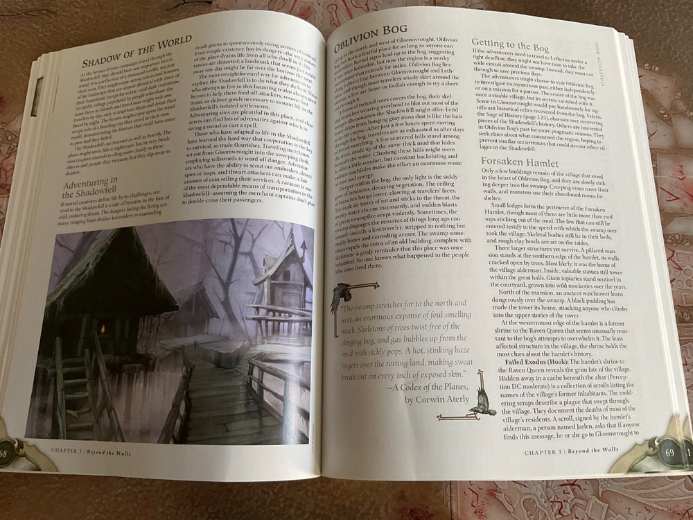 Dungeons & Dragons rpg THE SHADOWFELL Campaign Setting Book only D&D rpg