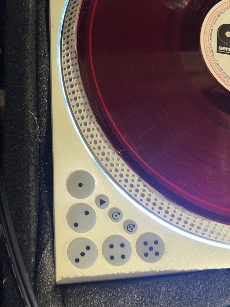 2 Custom Technics 1200 Turntables w Built In Dicers