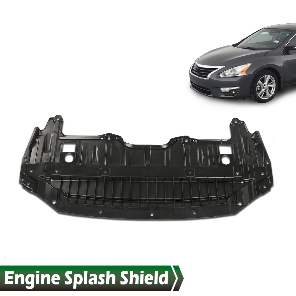 Fit For 2013-2015 Nissan Altima Front Engine Splash Shield Under Cover Black