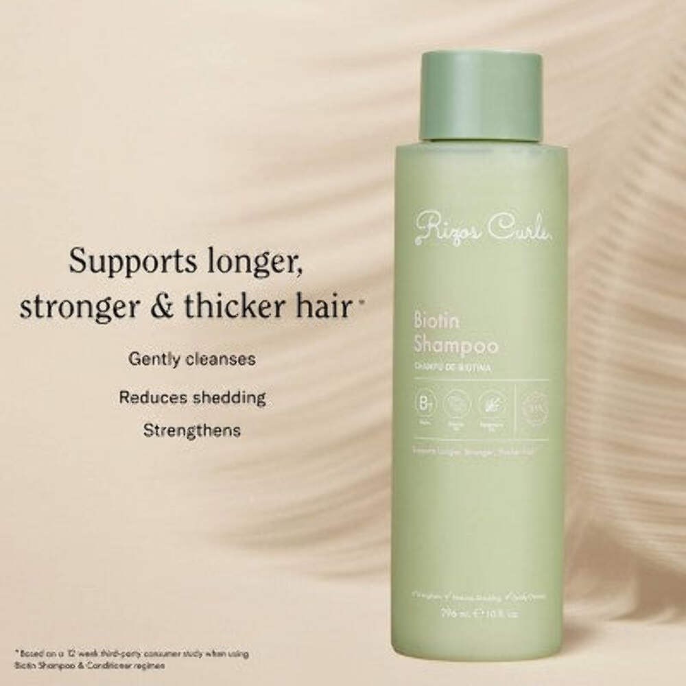 Rizos Curls Biotin Shampoo 10 fl oz - Imperfect Container