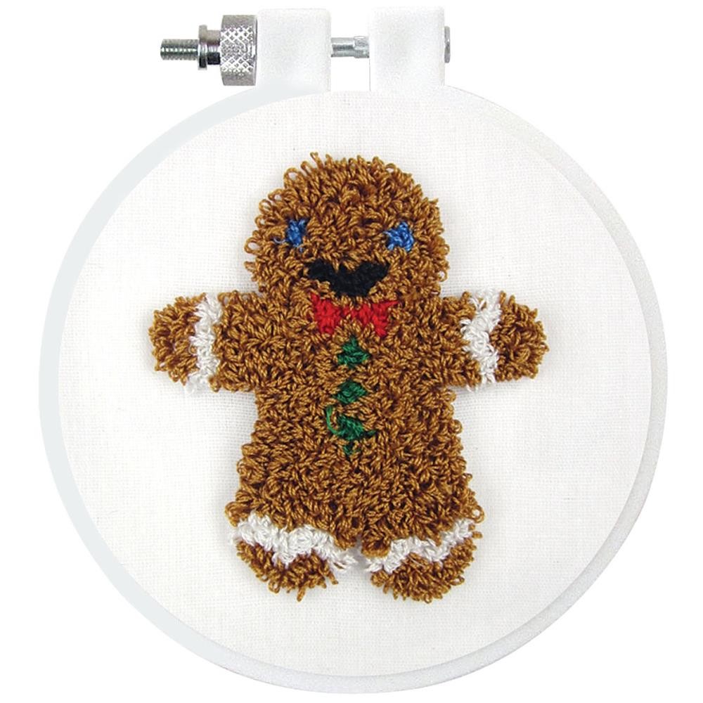 DIY Design Works Gingerbread Man Punch Needle Craft Kit