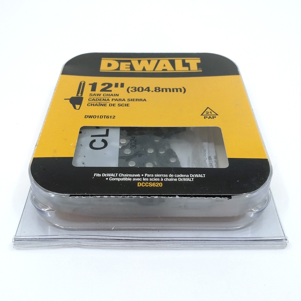 DEWALT DWO1DT612 12" Replacement Saw Chain - Black - DCCS629 (b)