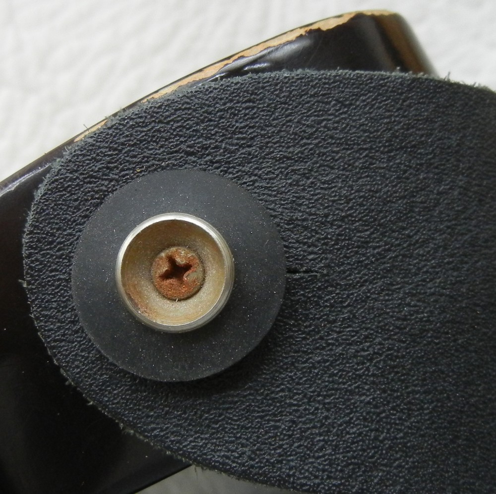 Four BLACK and RED Rubber Guitar Strap Locks-Classic Design & Great Reliability