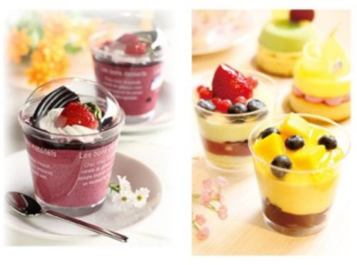 20 Pcs with lid cheese cup mousse cup tiramisu cake cup pudding cup G7770