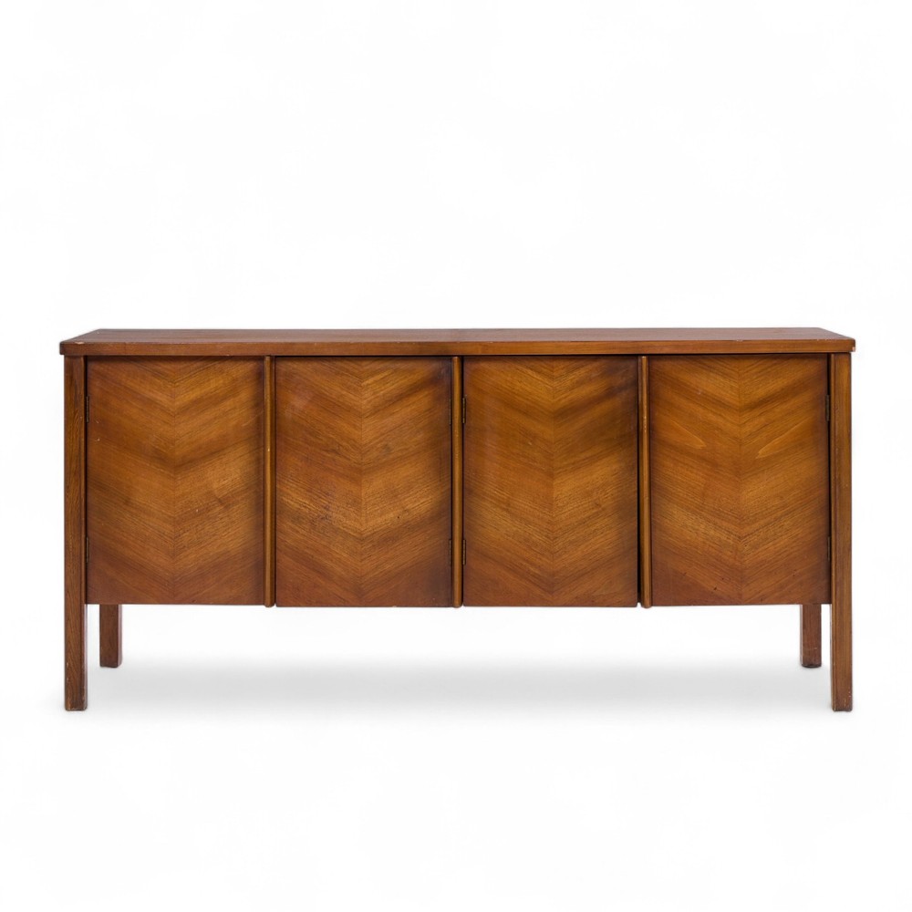Kent Coffey Perspecta Mid Century Walnut Buffet Credenza