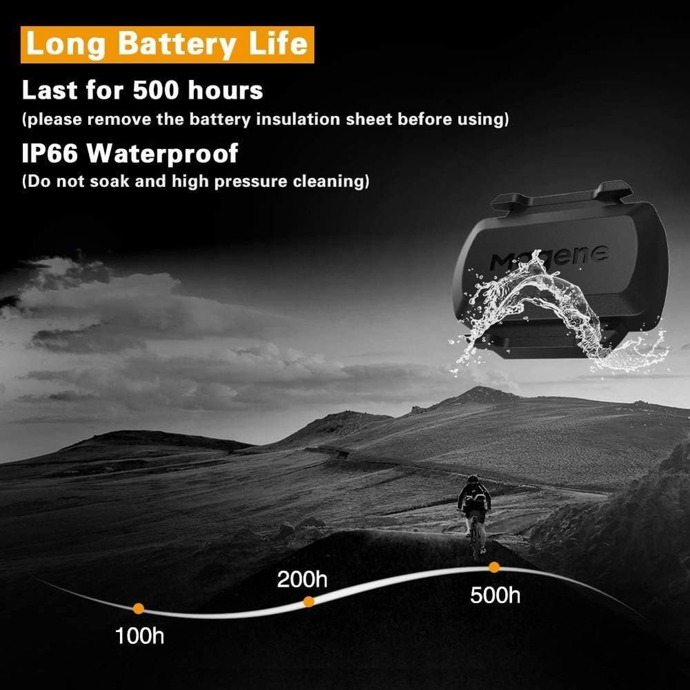 Lightweight Wireless Bike Computer Speed/Cadence Sensor for Ultimate Performance