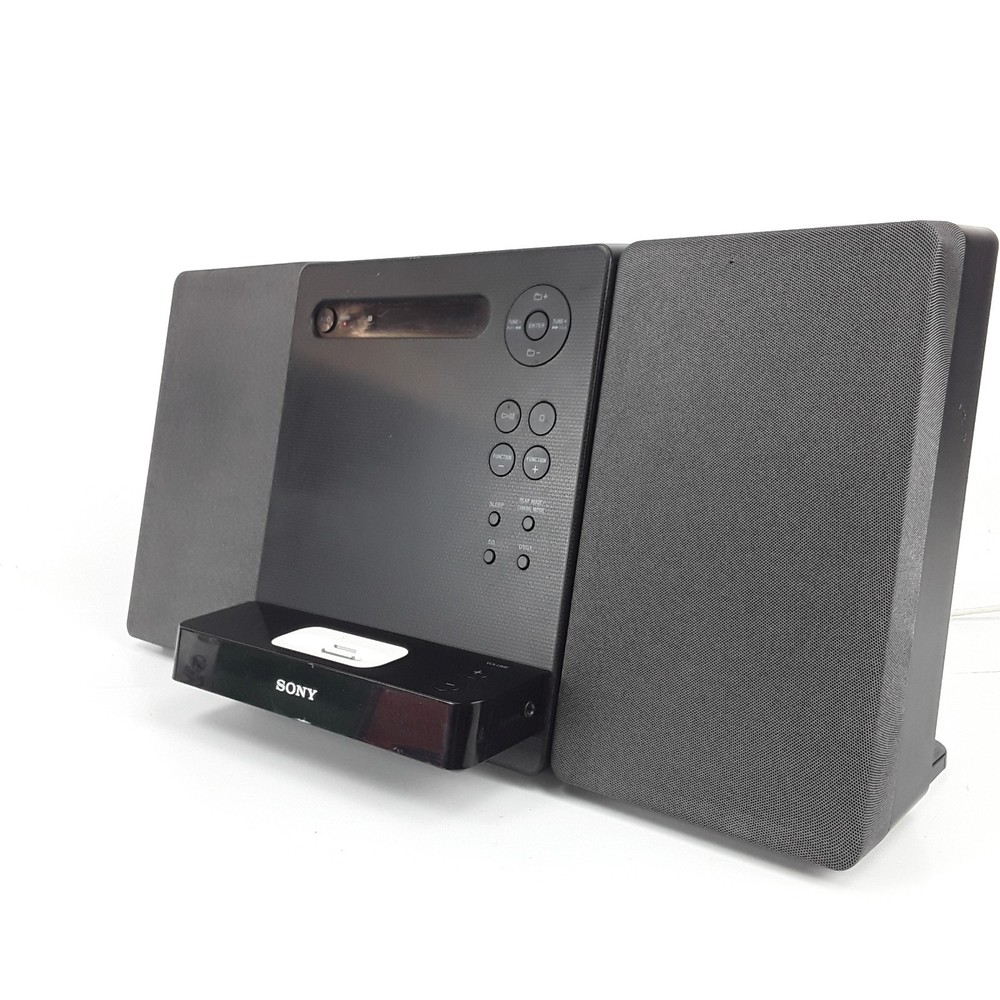 Sony HCD-LX20i CD Player iPhone iPod Dock Stereo Shelf System Remote Bundle Work