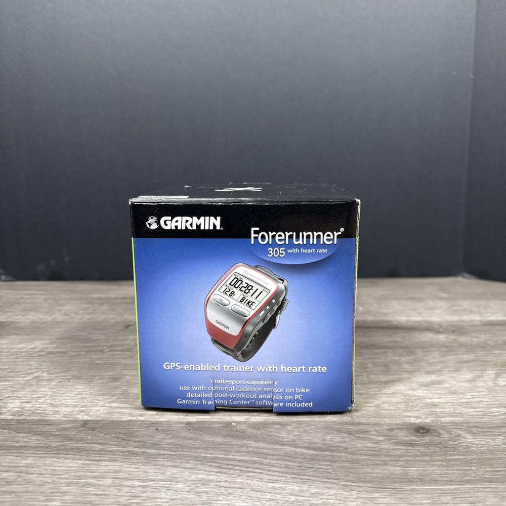 Garmin Forerunner 305 With Heart Rate GPS Trainer Watch