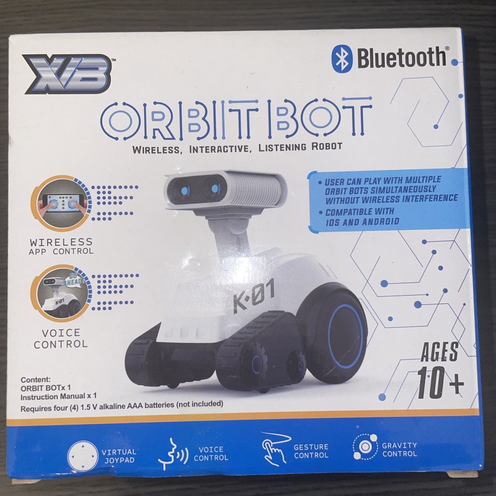 X/B Orbit Bot Bluetooth Wireless Interactive Listening Robot