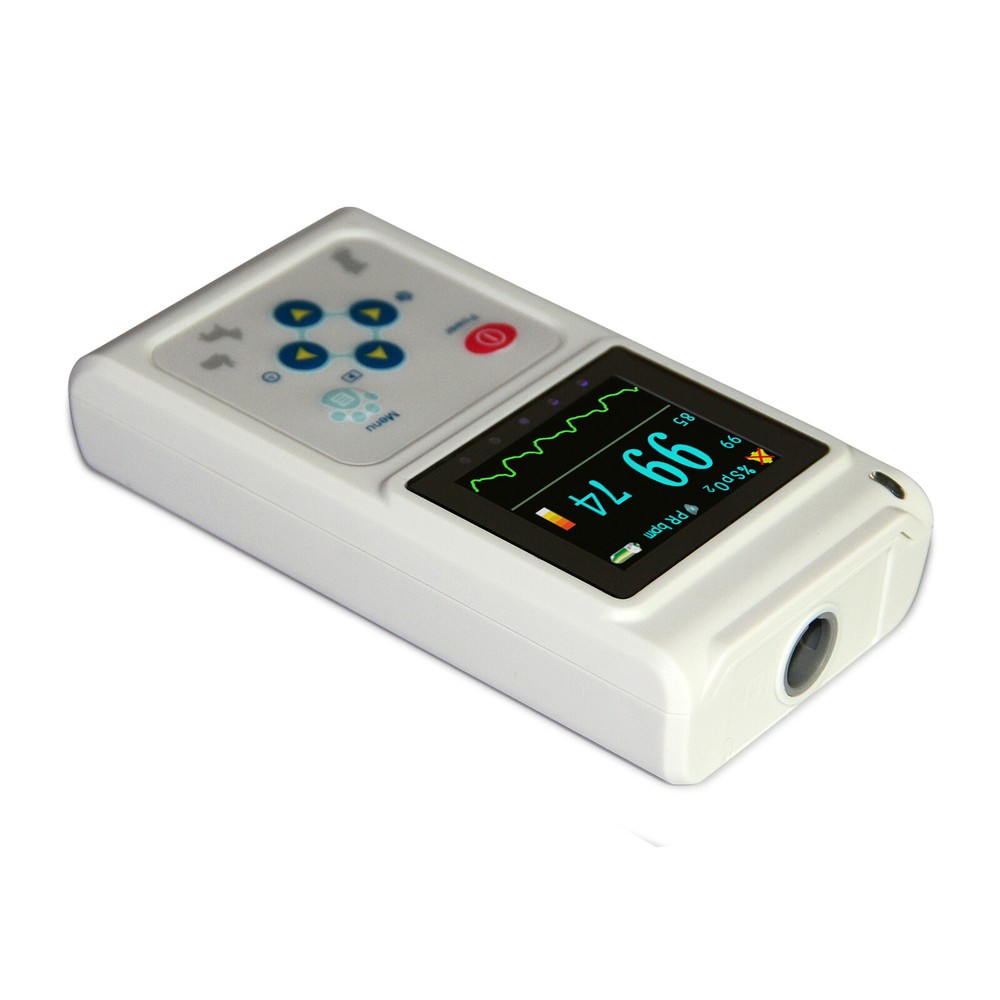CONTEC CMS60D-VET Veterinary use with Ear/Tongue Probe,PC Software,color screen