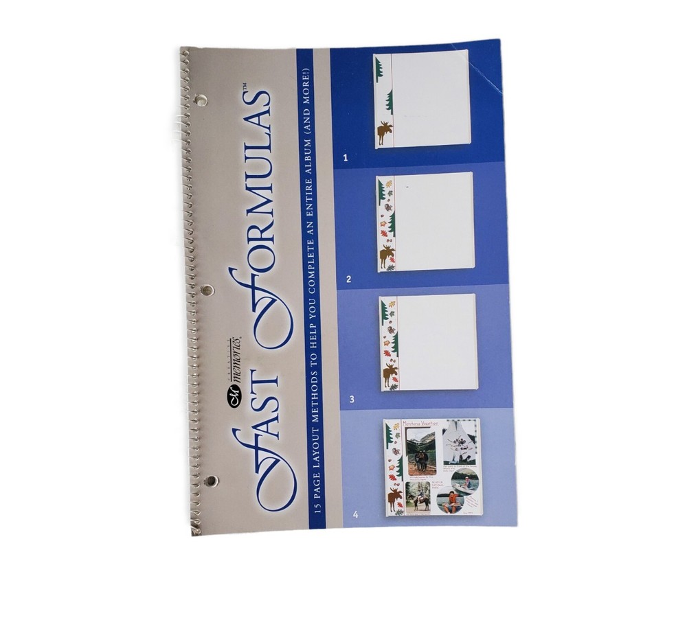 Creative Memories Scrapbook Design Layout Idea Book Fast Formulas