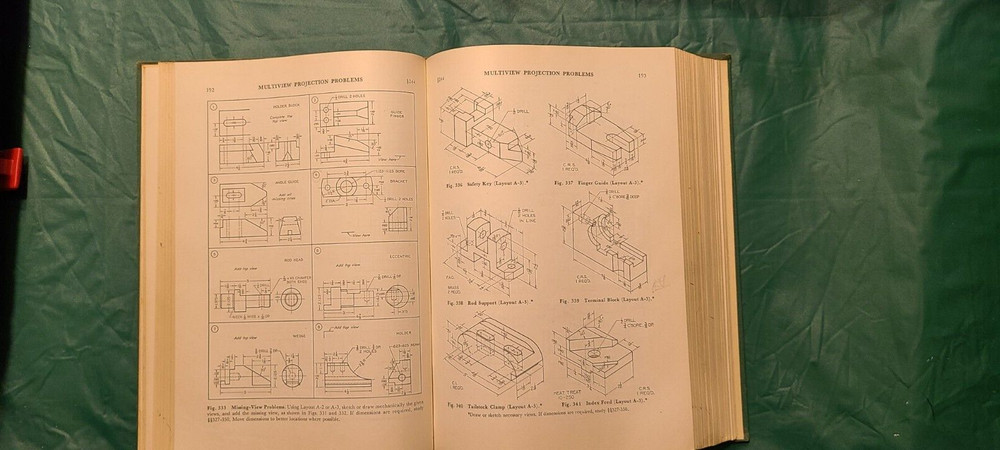 Technical Drawing Giesecke Mitchell Spencer HC 4th Ed.1958