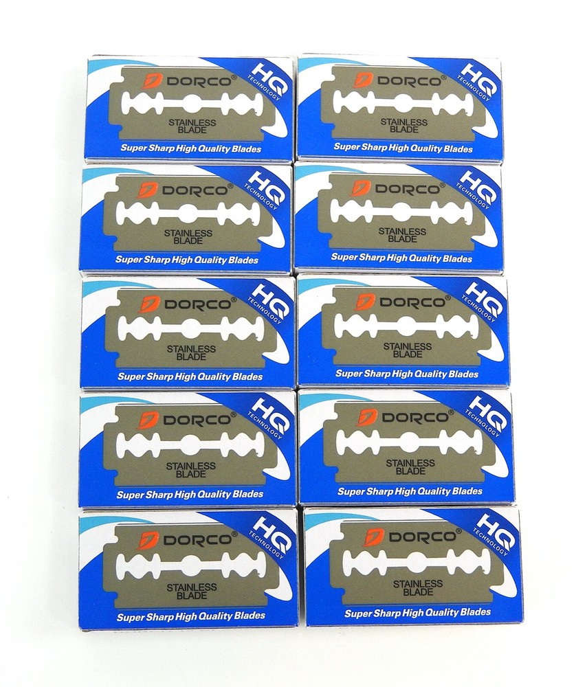 DORCO DOUBLE EDGE RAZOR BLADES 100 PIECES