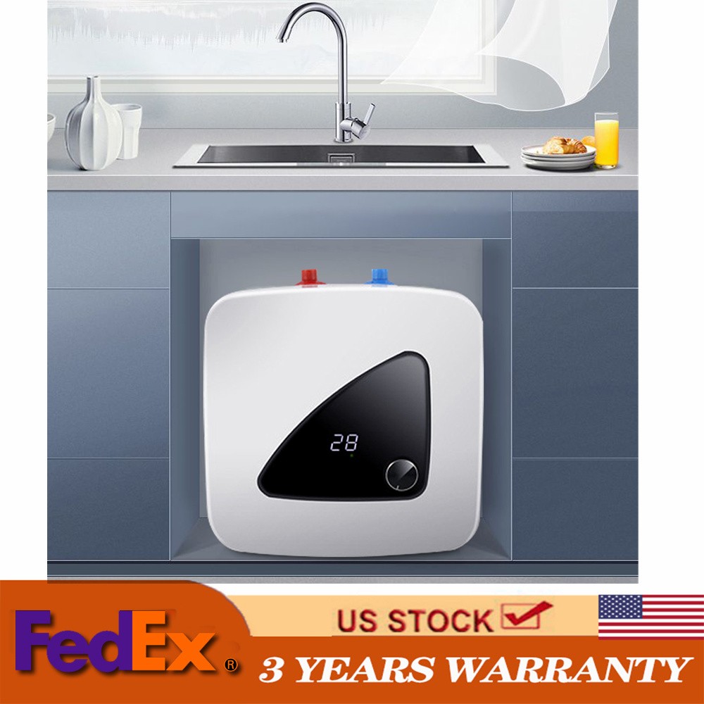 1500W Electric Water Heater Instant Hot Water Heater Under Sink For Kitchen 110V