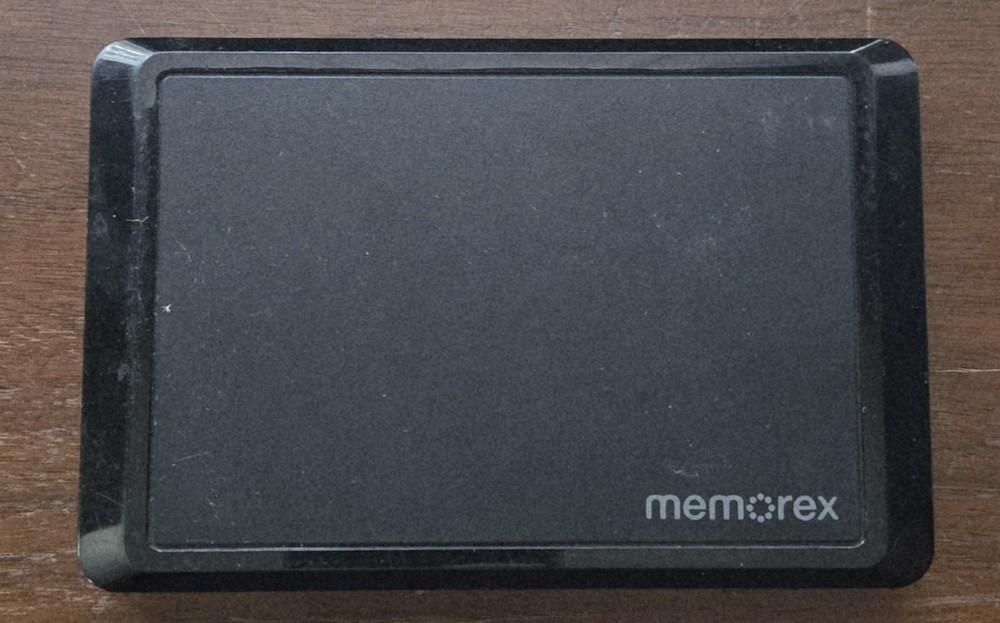 Memorex Slim Drive 1TB External Hard Drive & Storage Case