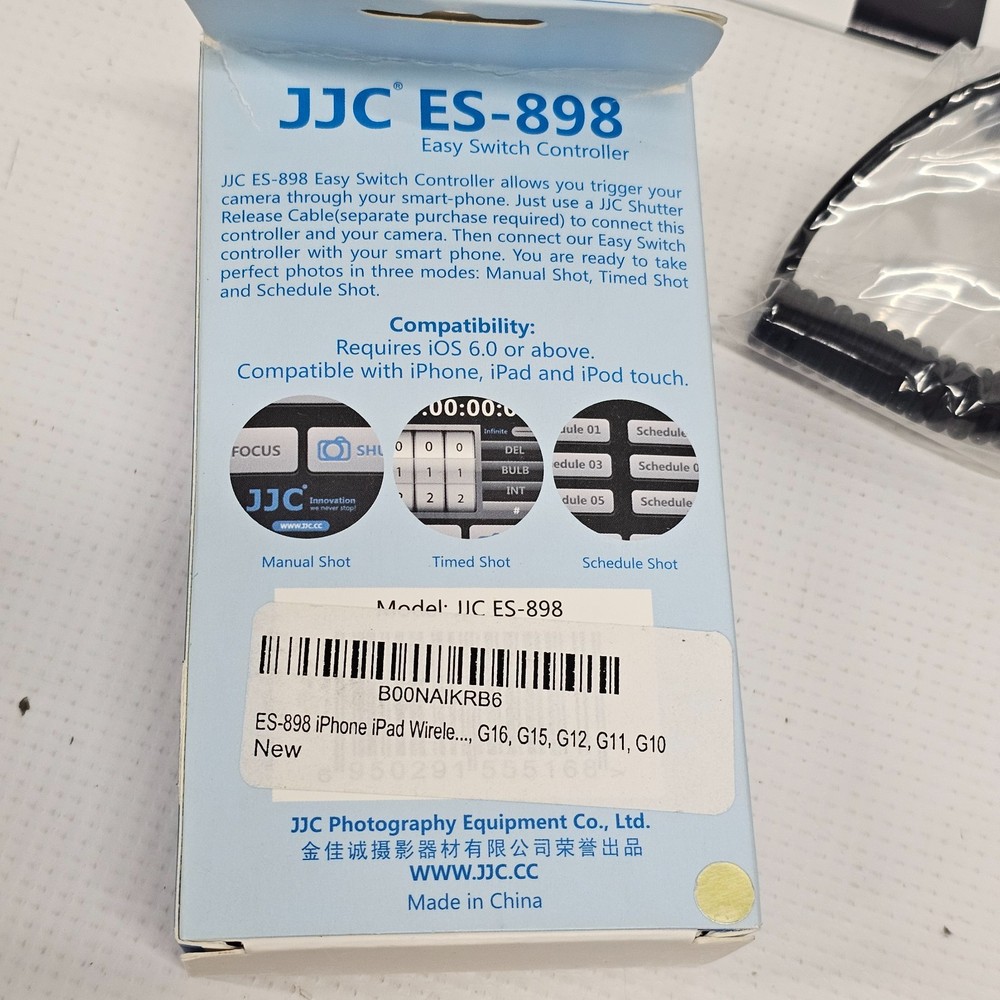 JCC ES-898 Easy Switch Cam Shutter Controller iPhone iPad iPod Touch iOS6.0+