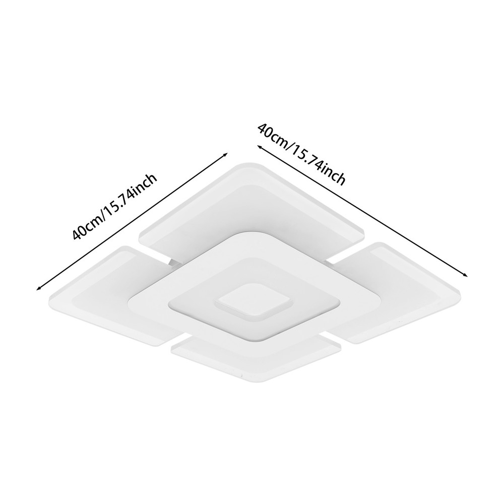 Square Ceiling Light LED Ceiling Lamp Flush Mount Ceiling Lighting Fixture