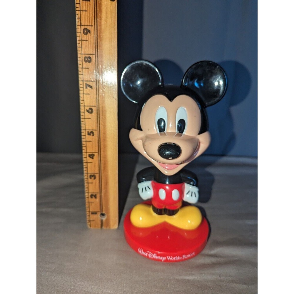 Mickey Mouse Bobble Head Doll Walt Disney World Kellogg's 2002 Plastic 8"