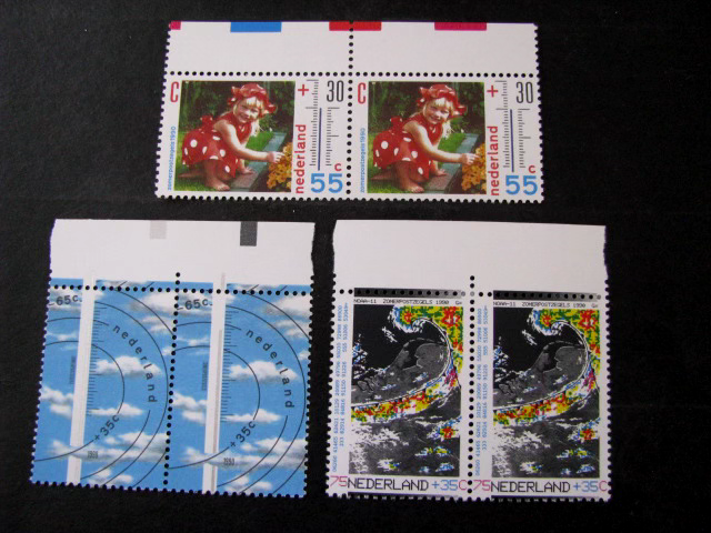 Netherlands Stamp Set Pair Scott # B650-B652 Never Hinged Unused