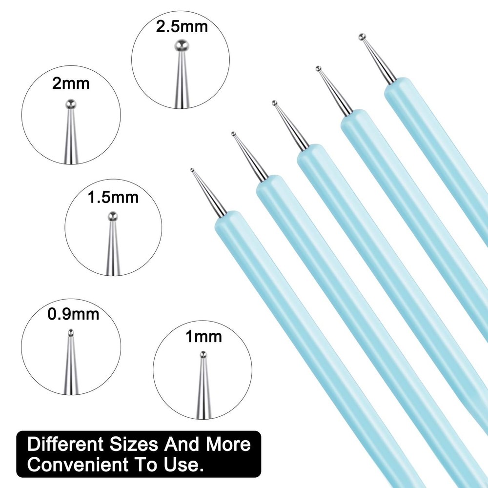 10Pcs Silicone Clay Sculpting Tool, Modeling Dotting Tool& Pottery Craft use ...