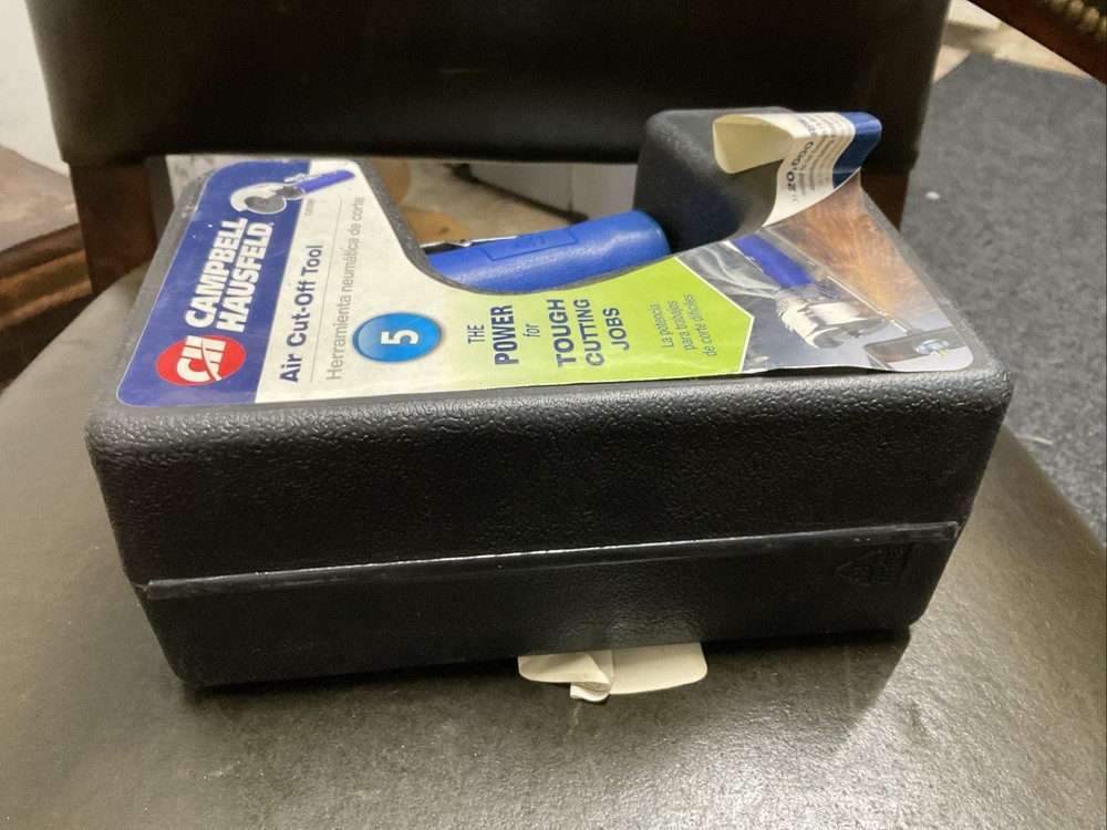 CAMPBELL HAUSFELD AIR CUT OFF TOOL, With Case, 4 Wheels, Tools