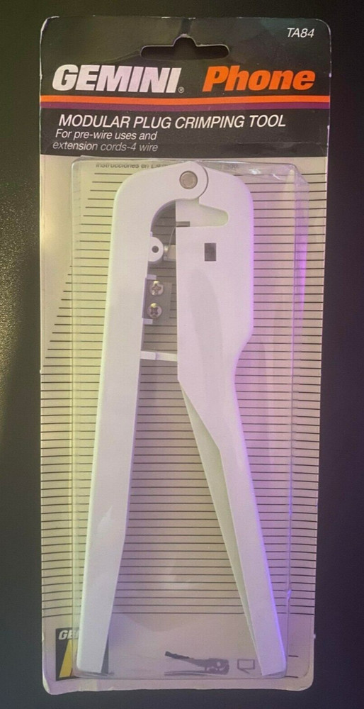 Gemini Modular Plug Crimping Tool 4-Wire