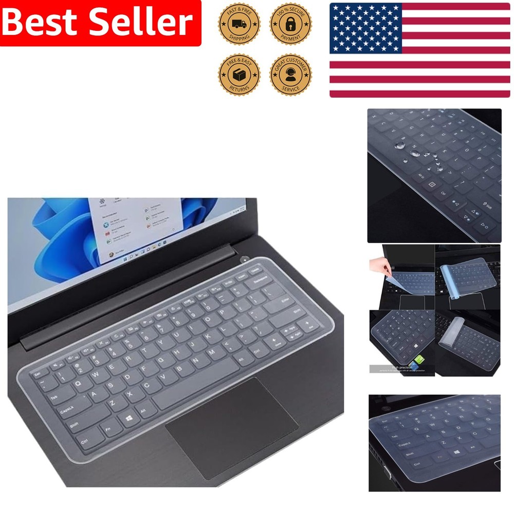 Transparent Keyboard Protector for 15.6” Laptops - Scratch & Spill Safe