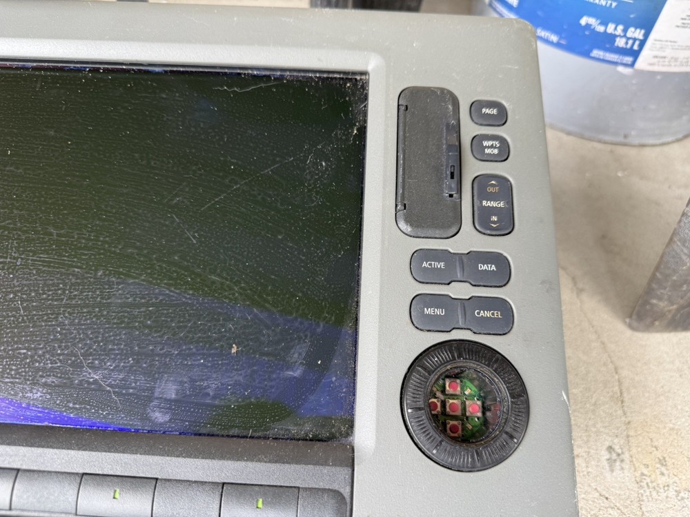 Raymarine C120W MFD Display Chartplotter GPS Navigation For Parts UNTESTED