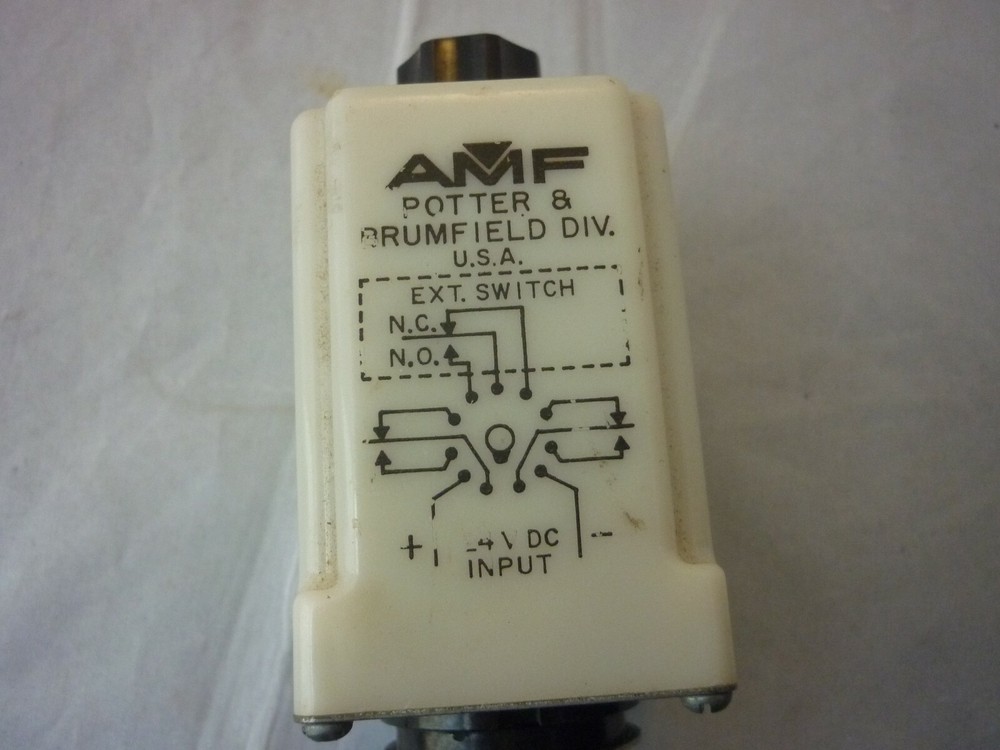 AMF POTTER & BRUMFIELD TIME DELAY RELAY ADJUSTABLE CHD-38-30013