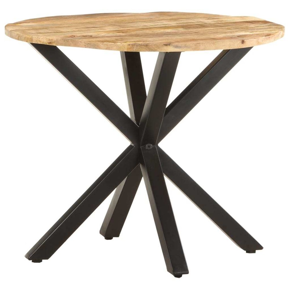 Side Table Round End Sofa Table Living Room Coffee Table Solid Wood vidaXL