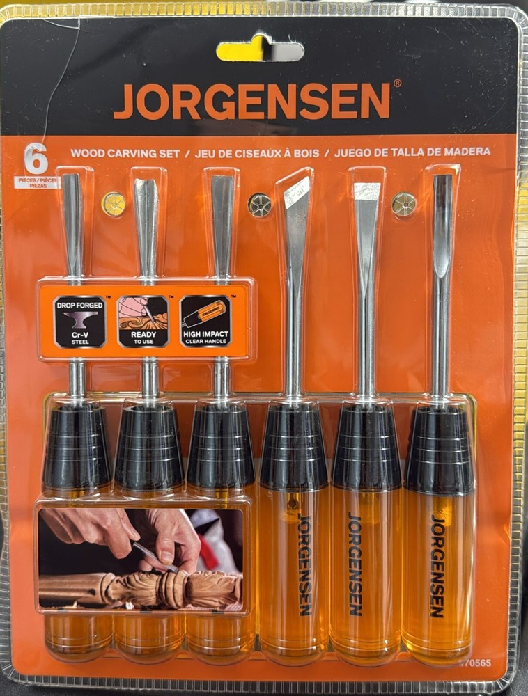 Jorgensen 6 Chisel Set For Wood Carving