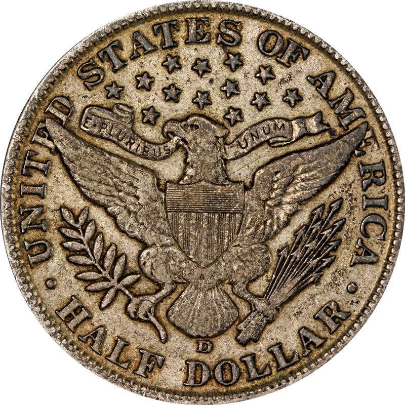 1913-D Barber Half Dollar