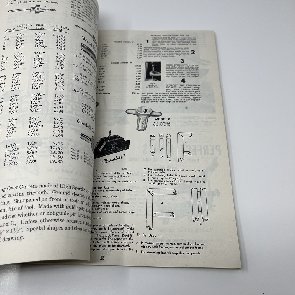 1953 Woodworkers Tool Works Catalog 106