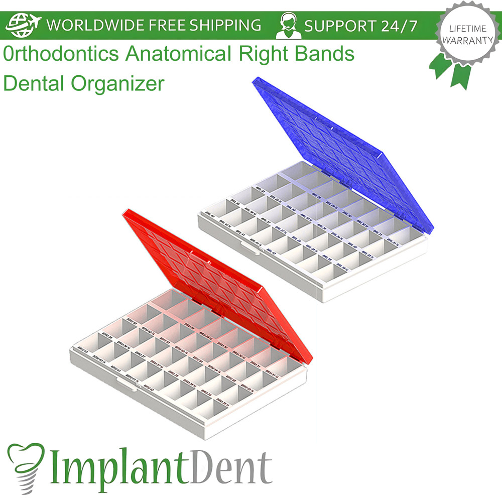 0rthodontics AnatomicaI Right Bands Dental Organizer Easy Identification System