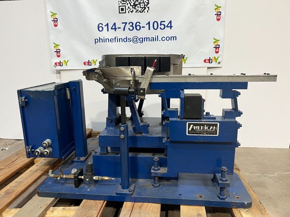 American Feeding Systems Stainless Steel Vibratory Bowl Feeder & Linear Feeder