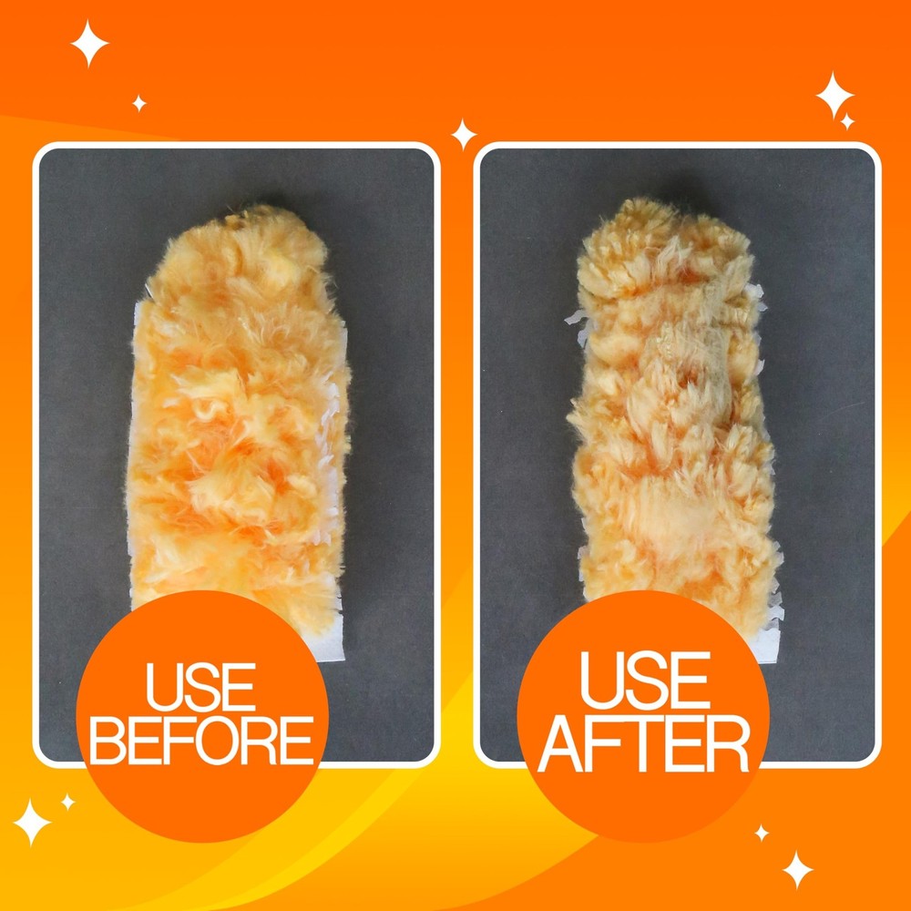 Heavy Duty Multi Surface 360°Heavy Duty 12 Duster Refills & 1 Handle, Compa