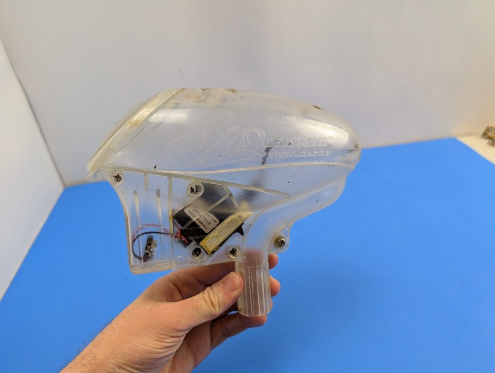 VL Quantum Viewloader Clear Motorized Paintball Hopper Feeder Loader