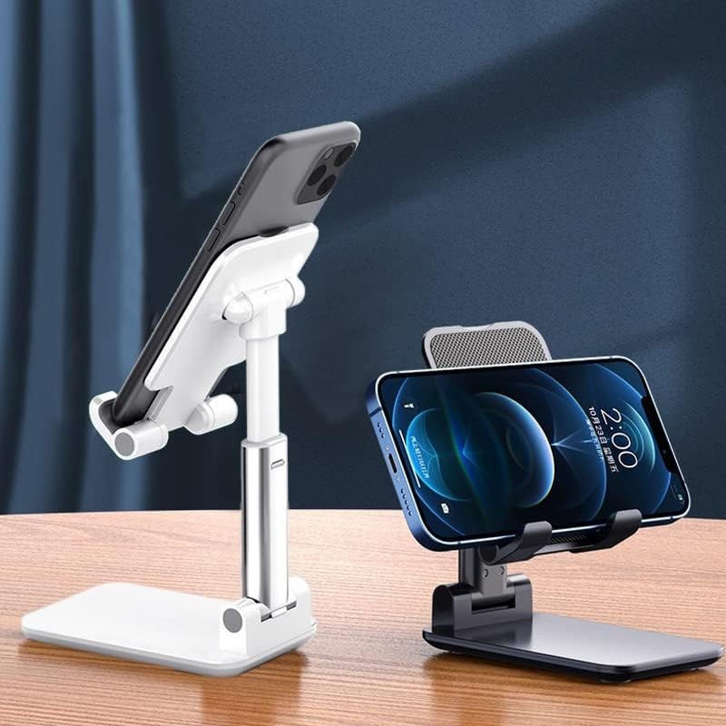 Cell Phone Stand, Adjustable Angle Height Stand for Desk, Fully Foldable (2pcs)