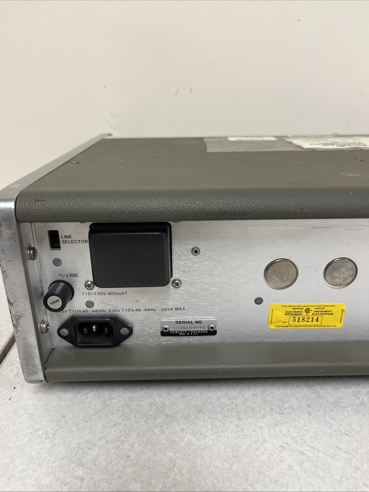 Power Tested Only HP 651B Test Oscillator. Powers On. No Further Testing