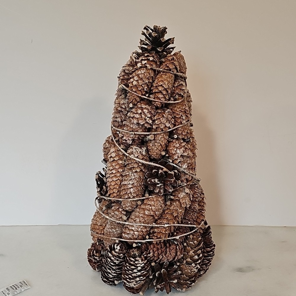 Smith & Hawkins Frosted Glitter Pinecone Christmas Tree Medium 16''